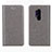 OnePlus 8 Pro用手帳型 レザーケース スタンド カバー L01 OnePlus グレー