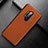 OnePlus 8 Pro用ケース 高級感 手触り良いレザー柄 S01 OnePlus オレンジ