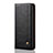 OnePlus 8 Pro用手帳型 レザーケース スタンド カバー T01 OnePlus ブラック
