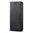OnePlus 8 Pro用手帳型 布 スタンド H01 OnePlus ブラック