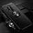 OnePlus 8 Pro用極薄ソフトケース シリコンケース 耐衝撃 全面保護 アンド指輪 マグネット式 バンパー T01 OnePlus ブラック