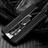 OnePlus 8 Pro用シリコンケース ソフトタッチラバー レザー柄 アンド指輪 マグネット式 T02 OnePlus ブラック
