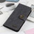 OnePlus 9 5G用手帳型 レザーケース スタンド カバー A01D OnePlus ブラック