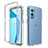 OnePlus 9 5G用前面と背面 360度 フルカバー 極薄ソフトケース シリコンケース 耐衝撃 全面保護 バンパー 勾配色 透明 OnePlus クリア