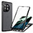 OnePlus Ace 3 5G用ケース 高級感 手触り良い アルミメタル 製の金属製 360度 フルカバーバンパー 鏡面 カバー LK2 OnePlus ブラック