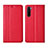 OnePlus Nord用手帳型 レザーケース スタンド カバー L10 OnePlus レッド