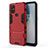 OnePlus Nord N10 5G用ハイブリットバンパーケース スタンド プラスチック 兼シリコーン カバー OnePlus レッド