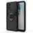 OnePlus Nord N10 5G用ハイブリットバンパーケース プラスチック アンド指輪 マグネット式 OnePlus ブラック