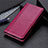 OnePlus Nord N100用手帳型 レザーケース スタンド カバー L02 OnePlus ワインレッド