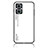OnePlus Nord N20 5G用ハイブリットバンパーケース プラスチック 鏡面 虹 グラデーション 勾配色 カバー LS1 OnePlus ホワイト
