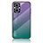 OnePlus Nord N20 5G用ハイブリットバンパーケース プラスチック 鏡面 虹 グラデーション 勾配色 カバー LS1 OnePlus マルチカラー