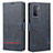 OnePlus Nord N200 5G用手帳型 レザーケース スタンド カバー SY1 OnePlus ネイビー
