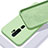 Oppo A11用360度 フルカバー極薄ソフトケース シリコンケース 耐衝撃 全面保護 バンパー S01 Oppo グリーン
