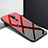 Oppo A11X用ハイブリットバンパーケース プラスチック 鏡面 カバー Oppo レッド