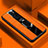 Oppo A11X用シリコンケース ソフトタッチラバー レザー柄 アンド指輪 マグネット式 S04 Oppo オレンジ