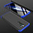 Oppo A11X用ハードケース プラスチック 質感もマット 前面と背面 360度 フルカバー Oppo ネイビー・ブラック