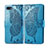 Oppo A12e用手帳型 レザーケース スタンド カバー L02 Oppo ブルー