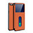 Oppo A12e用手帳型 レザーケース スタンド カバー L05 Oppo オレンジ