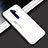 Oppo A5 (2020)用ハイブリットバンパーケース プラスチック 鏡面 虹 グラデーション 勾配色 カバー Oppo ホワイト