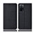 Oppo A53s 5G用手帳型 布 スタンド H13P Oppo ブラック