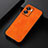 Oppo A56S 5G用ケース 高級感 手触り良いレザー柄 B06H Oppo オレンジ