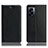 Oppo A56S 5G用手帳型 レザーケース スタンド カバー H02P Oppo ブラック