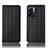 Oppo A56S 5G用手帳型 レザーケース スタンド カバー H20P Oppo ブラック