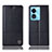 Oppo A58 5G用手帳型 レザーケース スタンド カバー H07P Oppo ブラック