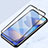 Oppo A58 5G用強化ガラス フル液晶保護フィルム Oppo ブラック