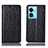 Oppo A58x 5G用手帳型 レザーケース スタンド カバー H18P Oppo ブラック