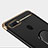 Oppo A7用ケース 高級感 手触り良い メタル兼プラスチック バンパー アンド指輪 A01 Oppo 