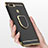 Oppo A7用ケース 高級感 手触り良い メタル兼プラスチック バンパー アンド指輪 A02 Oppo 