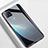 Oppo A73 5G用ハイブリットバンパーケース プラスチック パターン 鏡面 カバー Oppo ブラック