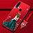 Oppo A8用シリコンケース ソフトタッチラバー バタフライ ドレスガール ドレス少女 カバー Oppo マルチカラー