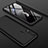 Oppo A8用ハードケース プラスチック 質感もマット 前面と背面 360度 フルカバー Oppo ブラック