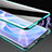 Oppo A91用ハイブリットバンパーケース クリア透明 プラスチック 鏡面 カバー M02 Oppo 