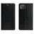 Oppo A92s 5G用手帳型 レザーケース スタンド カバー L02 Oppo ブラック