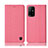 Oppo A94 5G用手帳型 布 スタンド H14P Oppo ピンク