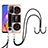 Oppo A94 5G用シリコンケース ソフトタッチラバー バタフライ パターン カバー 携帯ストラップ YB8 Oppo 