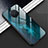 Oppo Ace2用ハイブリットバンパーケース プラスチック 鏡面 虹 グラデーション 勾配色 カバー Oppo ダークグレー
