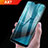Oppo AX7用強化ガラス フル液晶保護フィルム Oppo ブラック