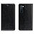 Oppo F15用手帳型 レザーケース スタンド カバー L02 Oppo ブラック