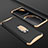 Oppo Find X用ハードケース プラスチック 質感もマット 前面と背面 360度 フルカバー アンド指輪 S01 Oppo ゴールド・ブラック