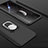 Oppo Find X用ハードケース プラスチック 質感もマット 前面と背面 360度 フルカバー アンド指輪 Oppo 
