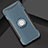 Oppo Find X Super Flash Edition用ハイブリットバンパーケース プラスチック アンド指輪 兼シリコーン カバー Oppo シアン