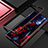 Oppo Find X2用ケース 高級感 手触り良い アルミメタル 製の金属製 バンパー カバー T01 Oppo レッド