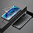 Oppo Find X2用ケース 高級感 手触り良い アルミメタル 製の金属製 360度 フルカバーバンパー 鏡面 カバー T02 Oppo ブラック
