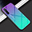 Oppo Find X2 Lite用ハイブリットバンパーケース プラスチック パターン 鏡面 カバー Oppo グリーン