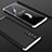 Oppo Find X2 Neo用ハードケース プラスチック 質感もマット 前面と背面 360度 フルカバー P01 Oppo シルバー・ブラック