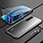 Oppo Find X2 Pro用ケース 高級感 手触り良い アルミメタル 製の金属製 360度 フルカバーバンパー 鏡面 カバー M01 Oppo ブラック